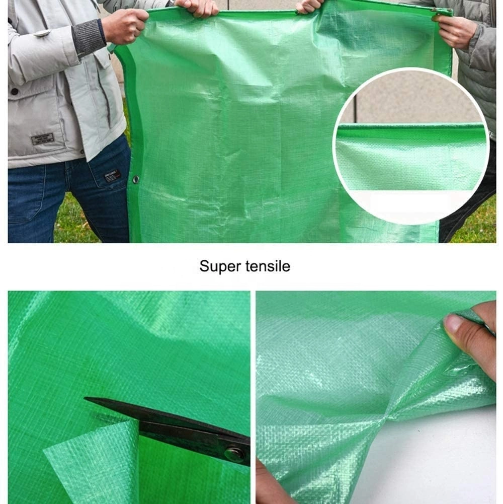 Waterproof Polyethylene PE Coated Poly 8X8 Tarp with Eyelet for Truck Cover