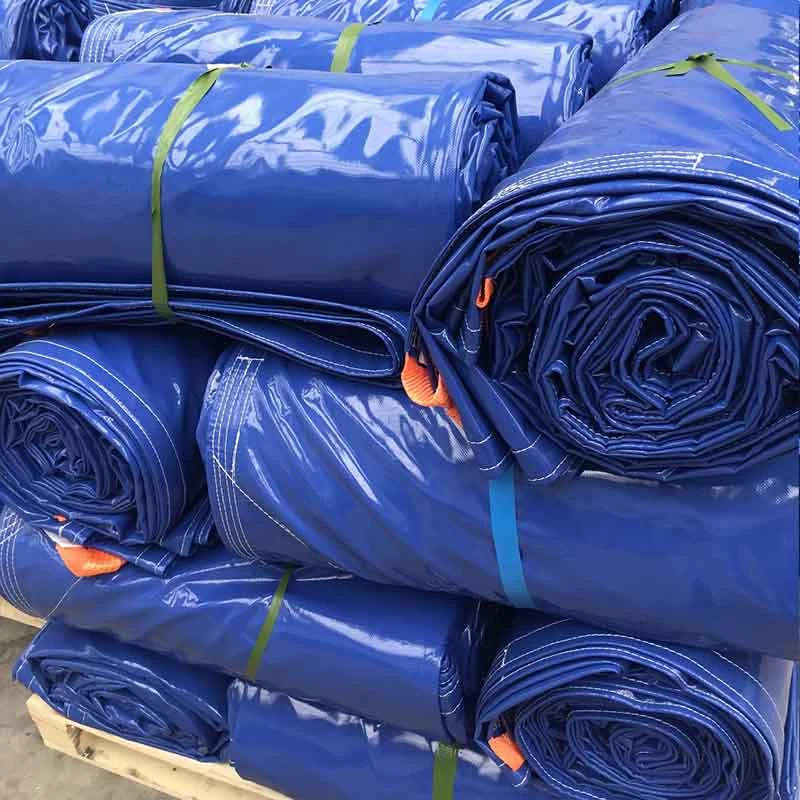 Polyester Heavy Duty PVC Tarpaulin Weather Resistance Snow Tarp